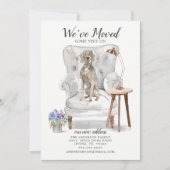 Weimaraner Wir haben uns bewegende Ankündigung ver (Vorderseite)