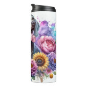 Weimaraners farbiges Blut Thermosbecher (Nach rechts gedreht)