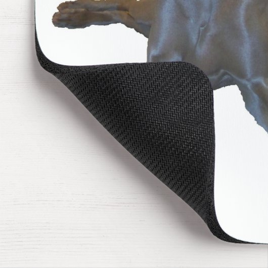 Weimaraners Regel! Mausunterlage Mousepad (Ecke)