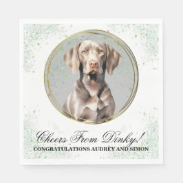 Weimarer Wedding Napkins mit Hogs Foto Serviette