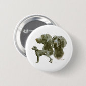 Weimeraner Button (Vorne & Hinten)
