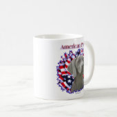 Weimeraner Pride Kaffeetasse (VorderseiteRechts)