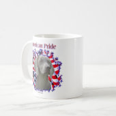 Weimeraner Pride Kaffeetasse (Vorderseite Links)