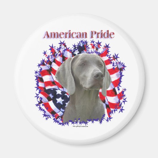 Weimeraner Pride - Magnet (Vorne)