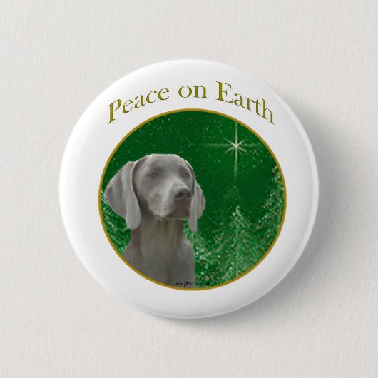 Weimeraner-Weltfrieden - Schaltfläche Button (Vorderseite)