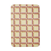 Wein4 und Creme Bath Mat Badematte (Vorderseite Vertikal)