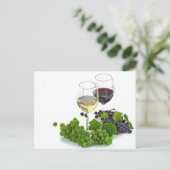 Wein 2 Postkarte (Stehend Vorderseite)