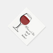 WEIN A BIT - PAPIERNAPKINE SERVIETTE (Ecke)