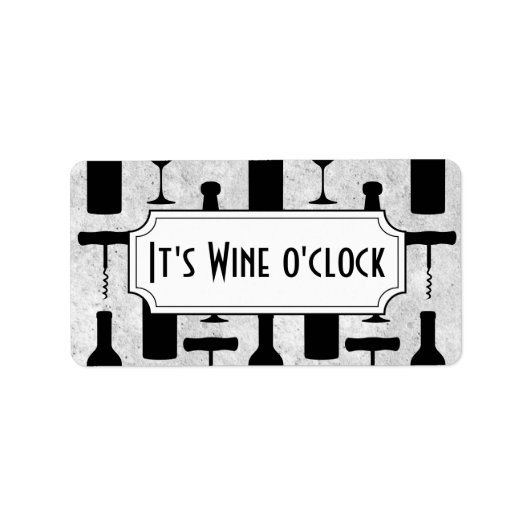 Wein Adressaufkleber (Vorne)