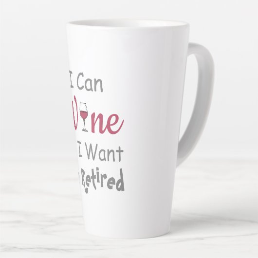 Wein Alles, was ich Woll Rente Milchtasse (Rechte Ecke)