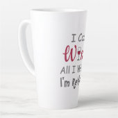 Wein Alles, was ich Woll Rente Milchtasse (Linke Ecke)