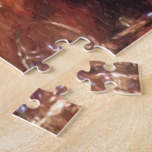 Wein am Kamin Puzzle (Seite)