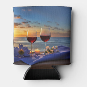 Wein am Strand Dosenkühler