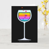 WEIN ART GREETING & MITTEILUNGSKARTEN (Gelbe Blume)