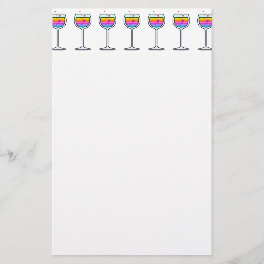 WEIN ART STATIONERY BRIEFPAPIER (Vorderseite)