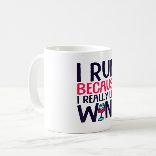 Wein ausführen kaffeetasse (Vorderseite Links)