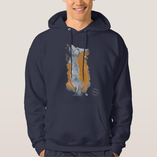 Wein Bar Fox Hoodie (Vorderseite)