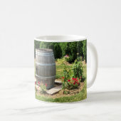 Wein Barrel Garden Deco, Chateau Morrisette, VA Kaffeetasse (VorderseiteRechts)