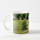 Wein Barrel Garden Deco, Chateau Morrisette, VA Kaffeetasse (Links)