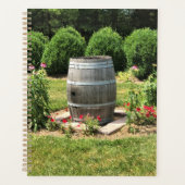 Wein Barrel Garden Deco, Chateau Morrisette, VA Planer (Vorderseite)