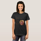 Wein Barrel Rosa Zum Wein T-Shirt (Vorne ganz)