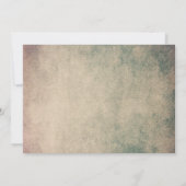 Wein Barrel Trauben Vintages Ruhestand Party Einladung (Rückseite)