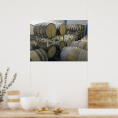 Wein Barrels Poster! Poster (Küche)