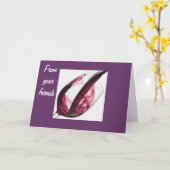 WEIN BEHALTE FLOWENGRUPPE GEBURTSTAG KARTE (Gelbe Blume)