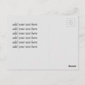 Wein, Blume danke Karte (Rückseite)