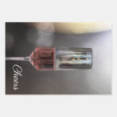Wein Blumen Geschenkpapier Bogen Set (Vorderseite)