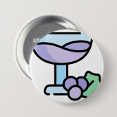 Wein Button (Vorne & Hinten)