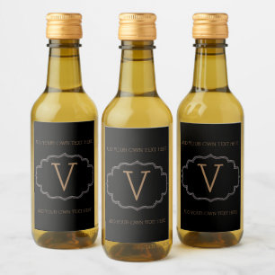 Wein/Champ/Wasser/Bier/Limonen-Etikett (4" x 3,5") Weinetikett