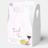 Wein- & Charcuterie-Brautparty Geschenkschachtel (Geöffnet)