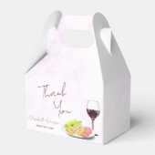 Wein- & Charcuterie-Brautparty Geschenkschachtel (Vorderseite)