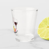 Wein- & Charcuterie-Engagement-Party Schnapsglas (Rechts)