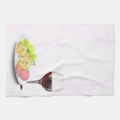 Wein & Charcuterie Geschirrtuch (Horizontal)