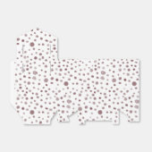 Wein Confetti Wasserfarben Dots Gefälligkeitsbox Geschenkschachtel (Ungefaltet)