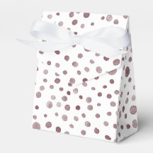 Wein Confetti Wasserfarben Dots Gefälligkeitsbox