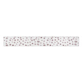 Wein Confetti Wasserfarben Dots Ribbon Ripsband (Vorderseite)