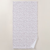 Wein Confetti Wasserfarben Punkte Strandtuch (Vorderseite)