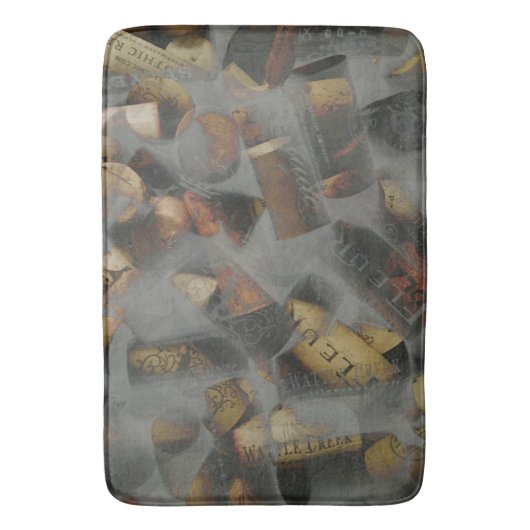 Wein Cork Dry Ice Badematte (Vorderseite Vertikal)