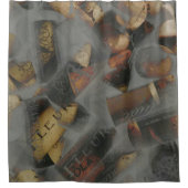 Wein Cork Dry Ice Duschvorhang (Vorderseite)