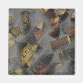 Wein Cork Dry Ice Magnet (Vorne)