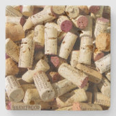 Wein Cork Stone Untersetzer! Steinuntersetzer (Vorderseite)
