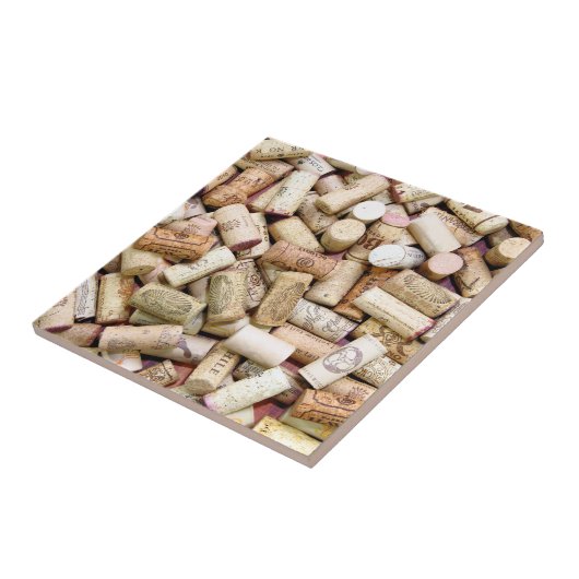 Wein Corks Tile Fliese (Seite)