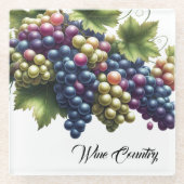 Wein Country Glass Untersetzer (Vorderseite)