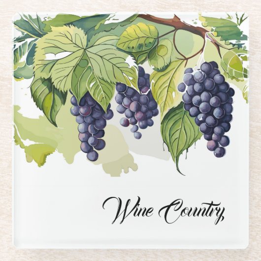 Wein Country Glass Untersetzer (Vorderseite)