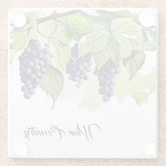 Wein Country Glass Untersetzer (Rückseite)