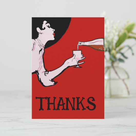 Wein, danke (Stehend Vorderseite)