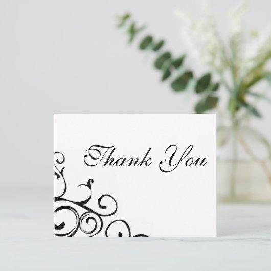 Wein Danke Postcard Postkarte (Stehend Vorderseite)